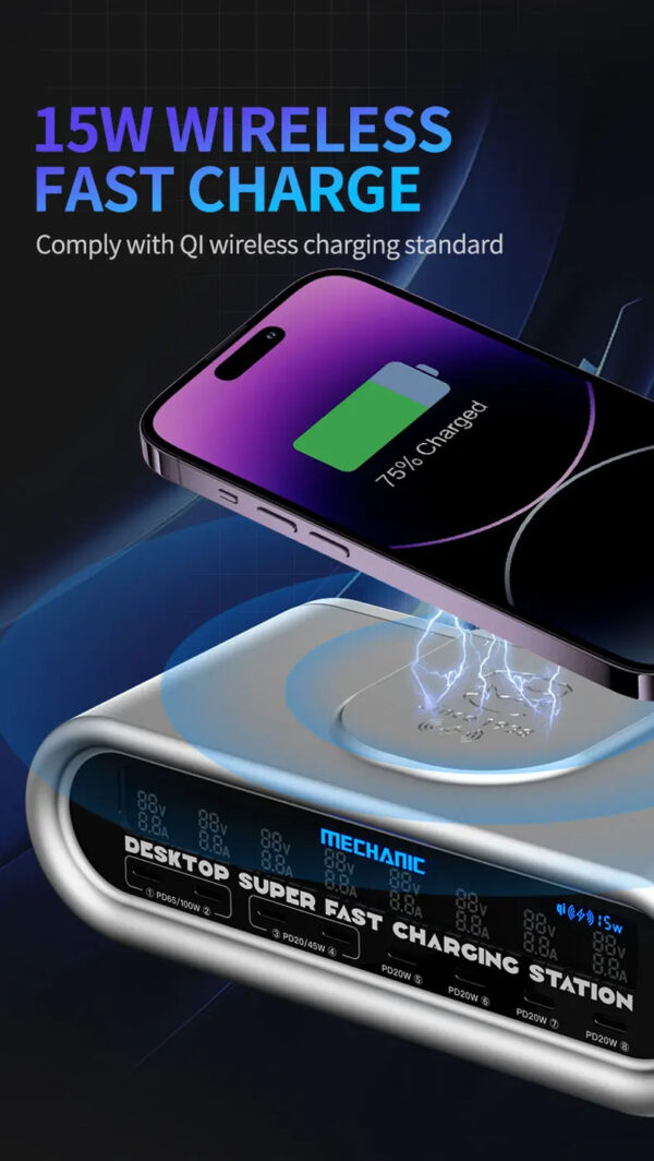 Mechanic E-Power 165W Desktop Superfast Charging Station