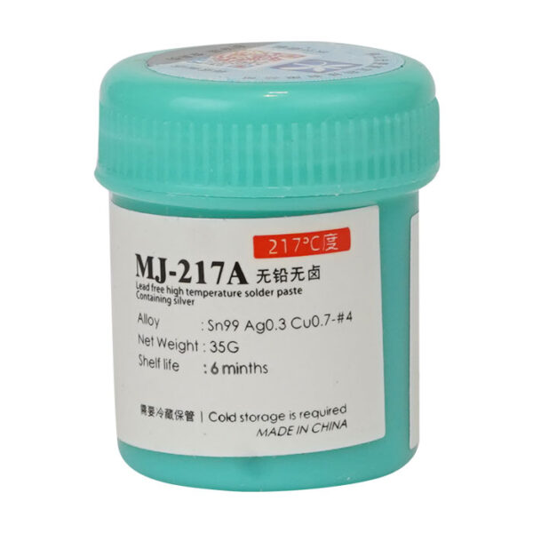MiJing 217A Lead-free High Temperature Solder Tin Paste Medium and Welding Flux Soldering Paste Repair for Phone