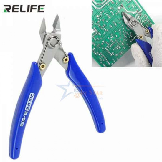 Relife RL-0001 5inch High Diagonal Precision Cutting Plier for Wire Cable Cutter High Hardness Electronic Repair Hand Tools