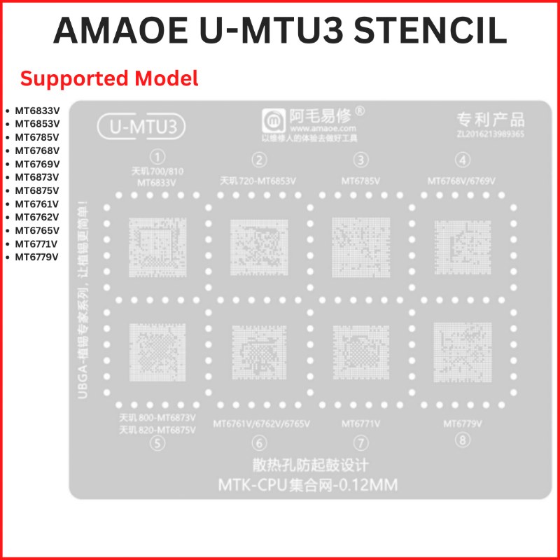U-MTU 3 STENCIL