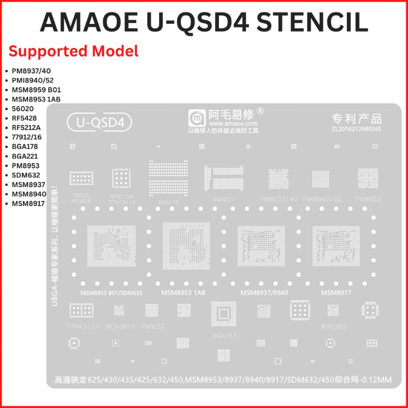 U-QSD STENCIL-4